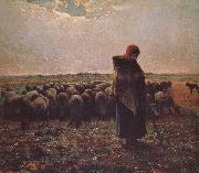 Shepherdess Jean Francois Millet